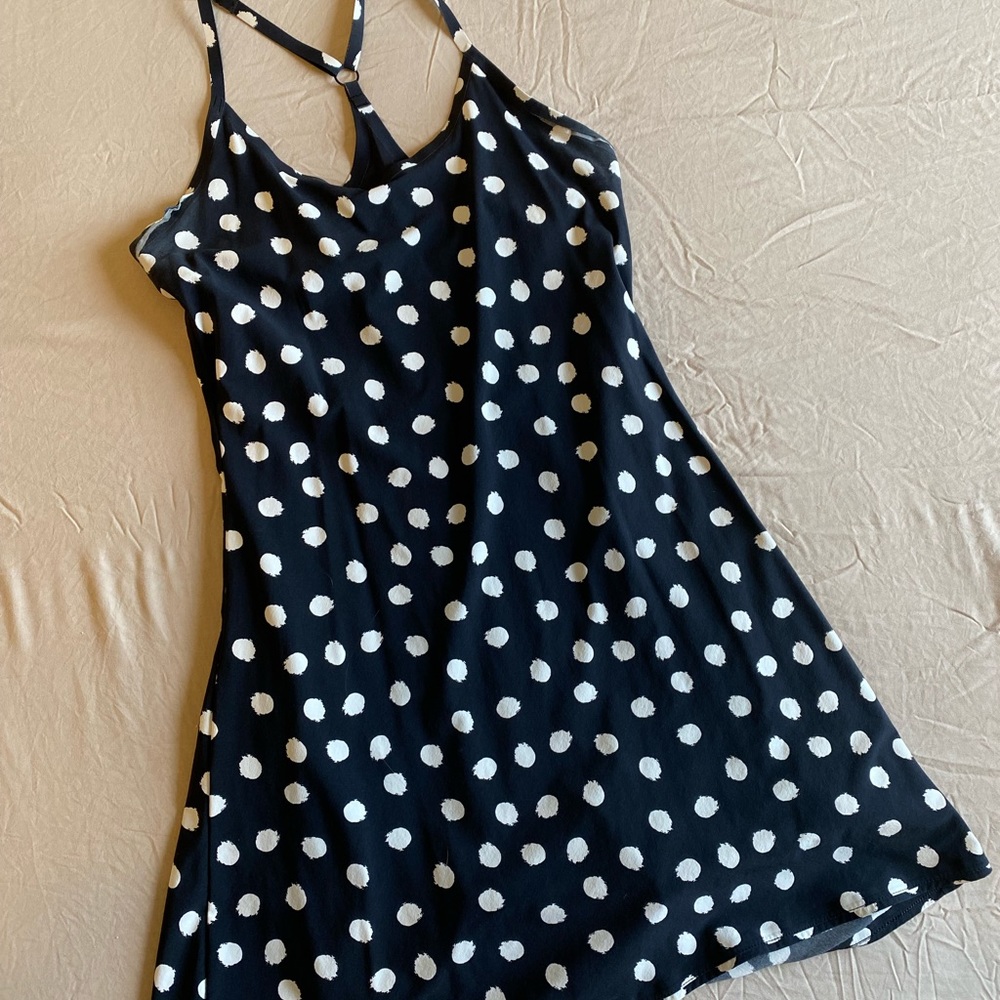 RARE Outdoor Voices Polka Dot Exercise Dress